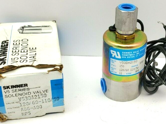 SKINNER HONEYWELL V53DA2150 1/4" NPT 120V 150 PSI Solenoid Valve