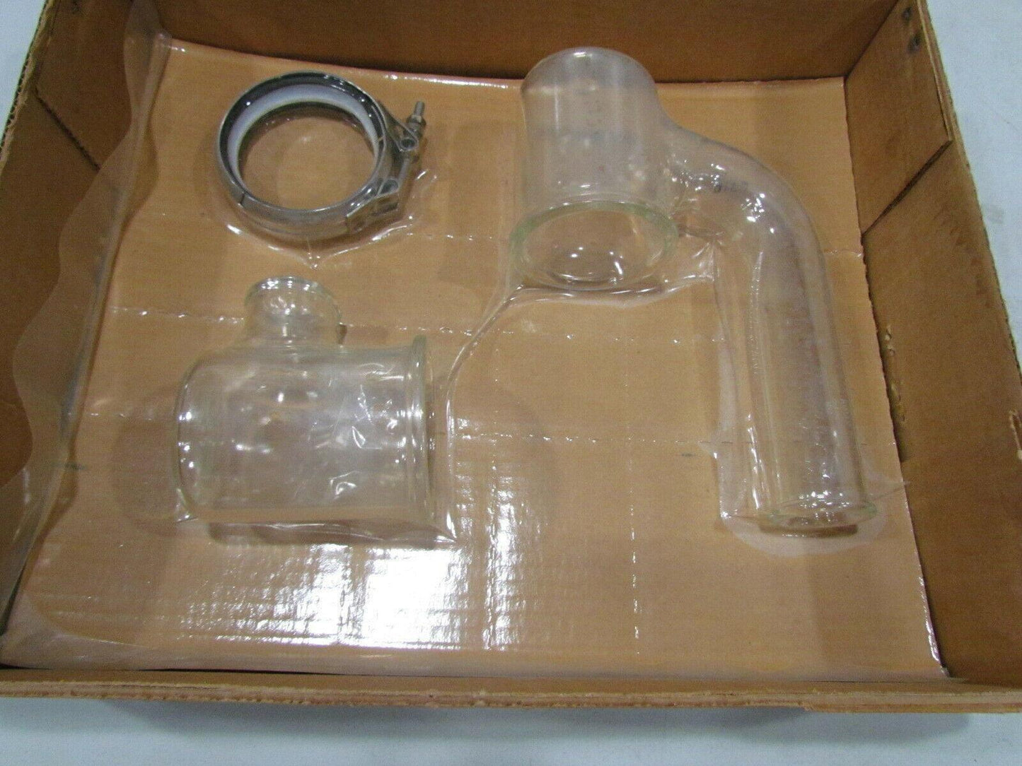 O-I/Schott Process Systems 6710-1515 -1530 Glass Swivel Drum P- Trap 1-1/2"x3"