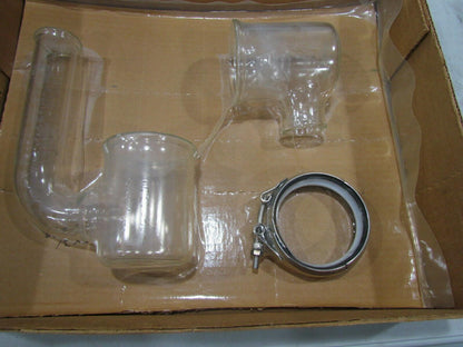 O-I/Schott Process Systems 6710-1515 -1530 Glass Swivel Drum P- Trap 1-1/2"x3"