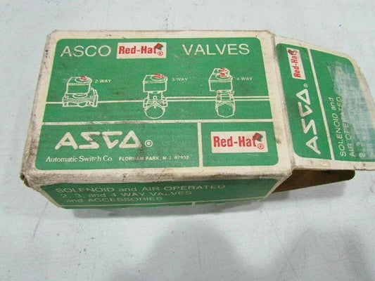 Asco Red Hat 8314C7 3-Way 110/120V 1/4" 80PSI Solenoid Valve
