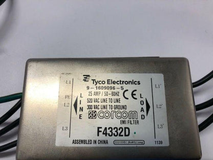 Tyco Electronics F4332D 520VAC Line To Line 300VAC Line To Ground 25A