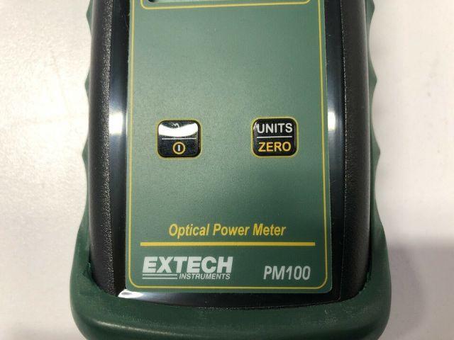 Extech Instruments PM100 Fiber Optic Power Meter 9VDC W/AC Adapter