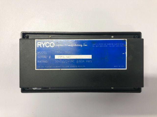 Ryco 150A-382 Display Keypad 30VDC/24VAC 0.60A RMS