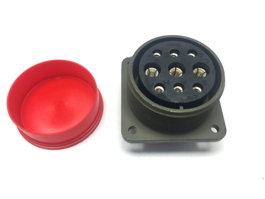 Powell Electronics MS3102A28-1S Amphenol 9 Hole Circular Connector