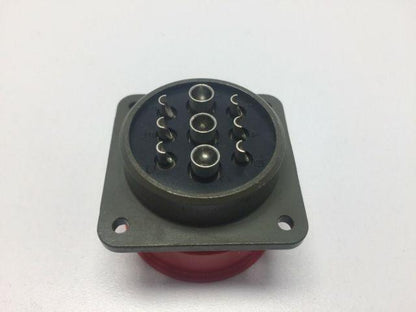 Powell Electronics MS3102A28-1S Amphenol 9 Hole Circular Connector