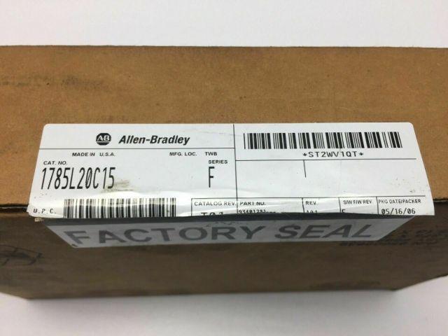 Allen Bradley 1785-L20C15/F Controlnet PLC-5 Controller Series F Rev T01