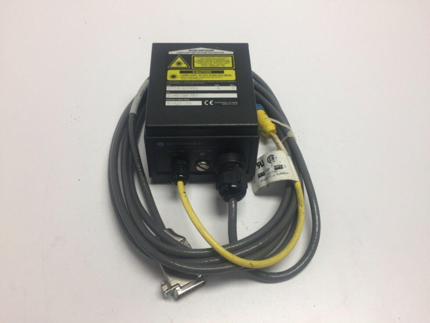 Allen Bradley 2755-LD4B1/A Laser Barcode Scanner Series A Rev D