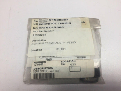 Schneider Electric VZ3N006 Control Terminal STP Contact Block