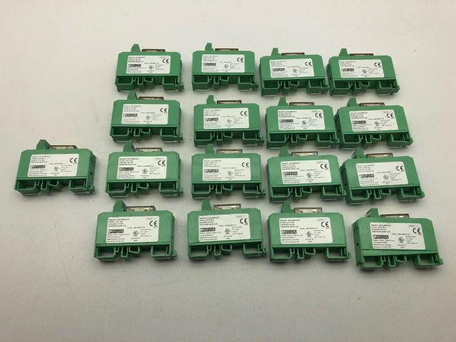Phoenix Contact PSR-SCF-24UC/URM/2X21 Safety Relay W/Contact Lot of 17