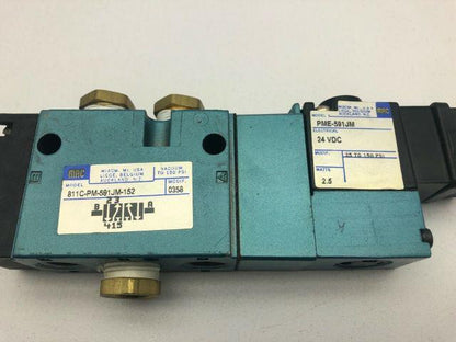 MAC 811C-PM-591JM-152 Solenoid Valve 150PSI 1/4"NPT PME-591JM