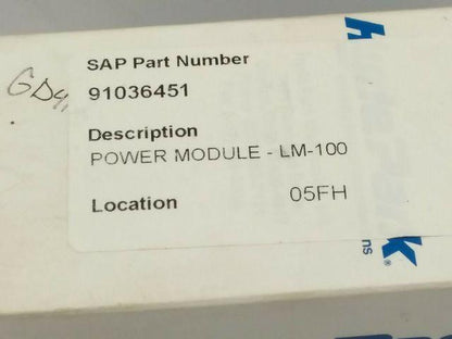 Hyde Park LM100 Power Module 1199 105-125 75MW