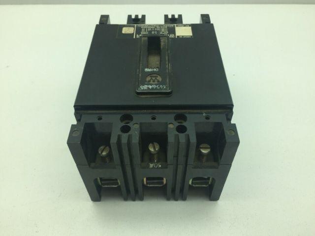 Westinghouse FB3050L Circuit Breaker 50A 3 Pole 600VAC