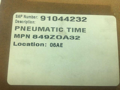 Allen Bradley 849-Z0A32/B Pneumatic Timing Relay 240V 60Hz Series B