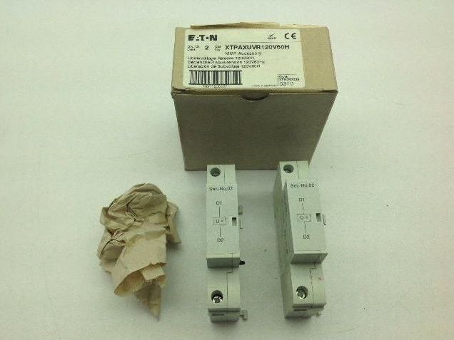 Eaton XTPAXUVR120V60H Undervoltage Release MMP Accessory DIN Rail Mount