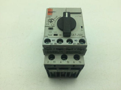 Sprecher+Schuh KTA7-25H-4.0A Motor Circuit Breaker 3 Pole  4.0A CAT.A 50/60Hz