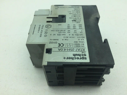 Sprecher+Schuh KTA7-25H-4.0A Motor Circuit Breaker 3 Pole  4.0A CAT.A 50/60Hz