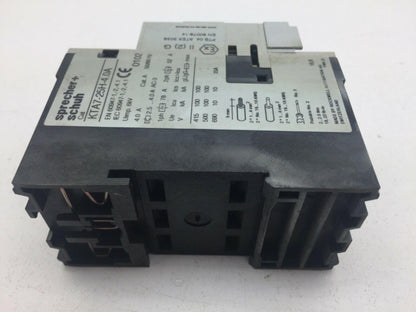 Sprecher+Schuh KTA7-25H-4.0A Motor Circuit Breaker 3 Pole  4.0A CAT.A 50/60Hz