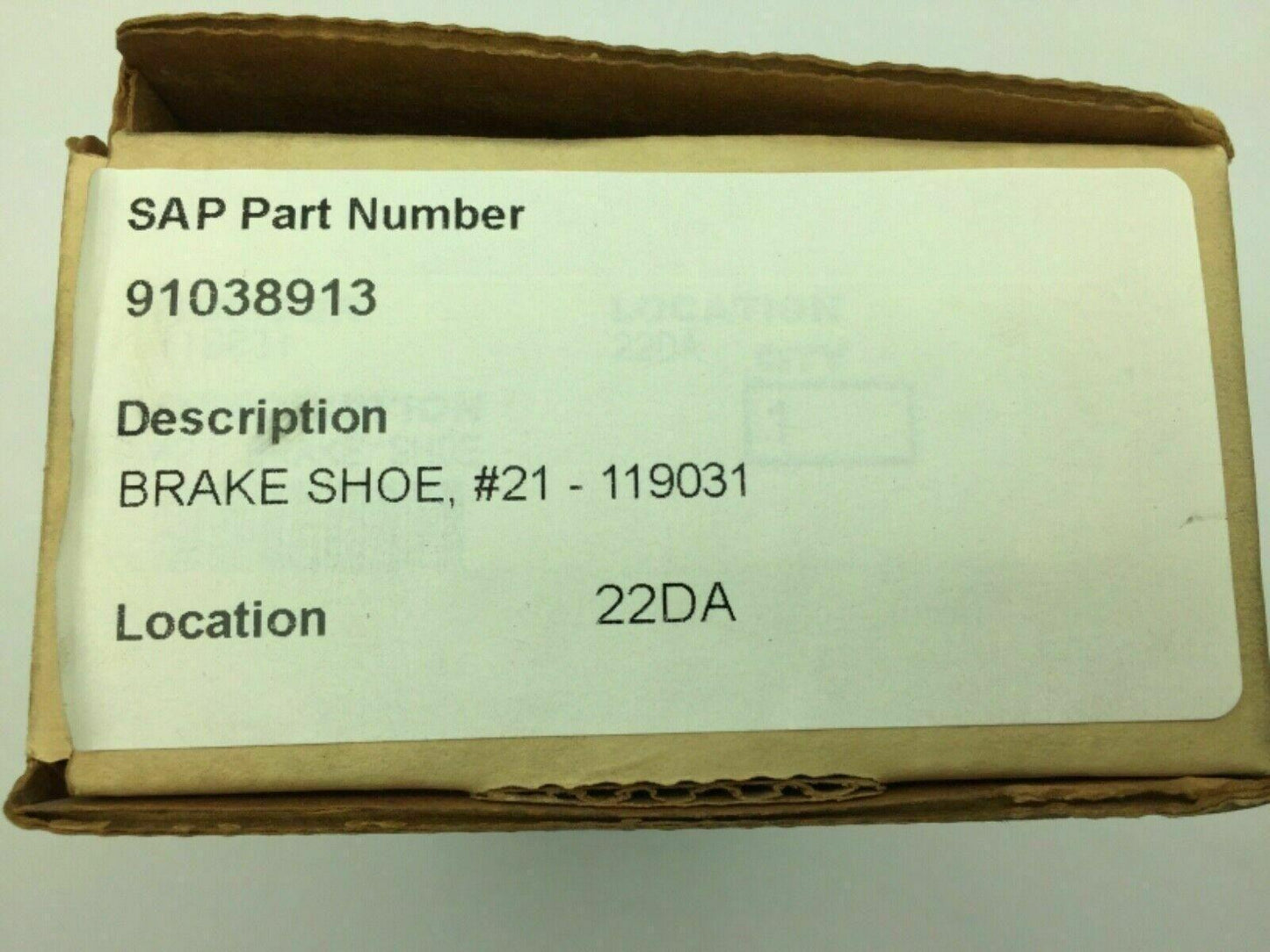 Forklift #21 Brake Shoe 119031 RX1002 9J09A