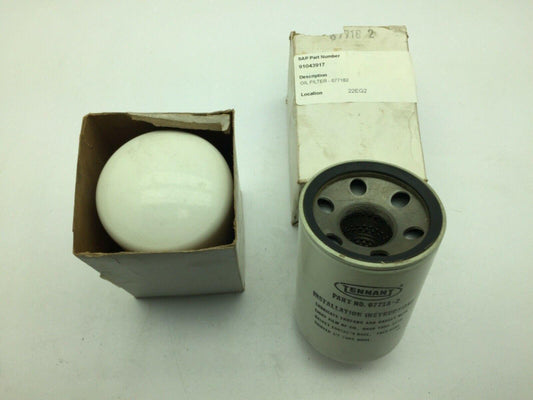 Tennant 67718-2 Hydraulic Filter Lot of 2