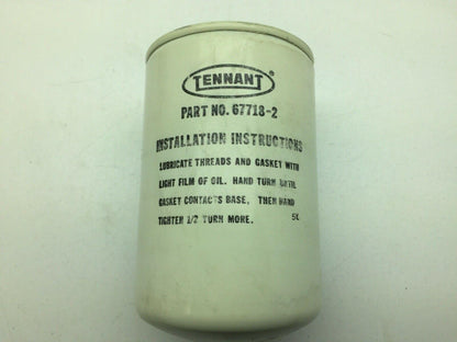 Tennant 67718-2 Hydraulic Filter Lot of 2