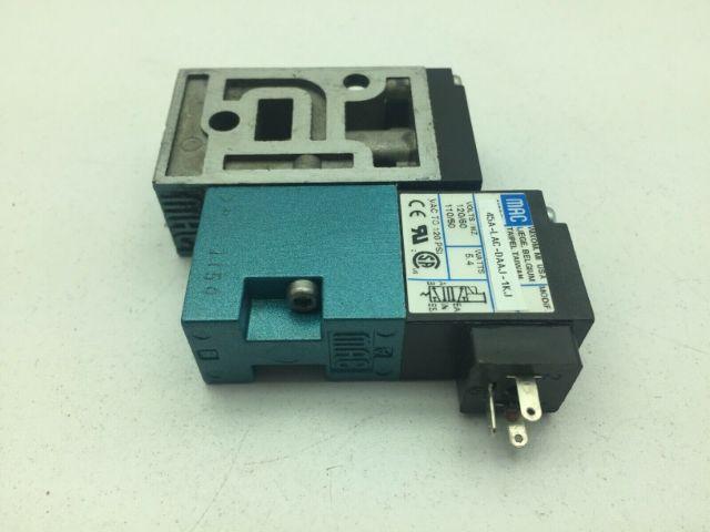 Mac 45A-LAC-DAAJ-1KJ Solenoid Valve 120PSI 110-120VDC Coil 5.4W 1/8"NPT