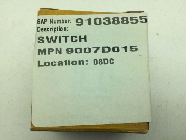 Square D 9007DO-15/A SPDT Snap Switch Series A Lot of 6