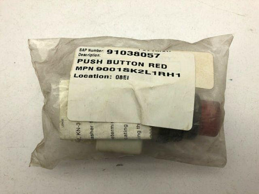 Square D 9001SK2L1RH1/G Red Illuminated Push Button 1N.O 1N.C Series G