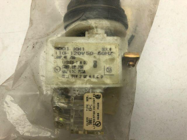 Square D 9001SK2L1RH1/G Red Illuminated Push Button 1N.O 1N.C Series G