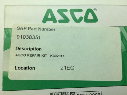 Asco Red Hat 302911 Repair Kit