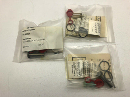 Asco Red Hat 097801 Valve Repair Kit Lot of 3 (Believed To Be Complete)