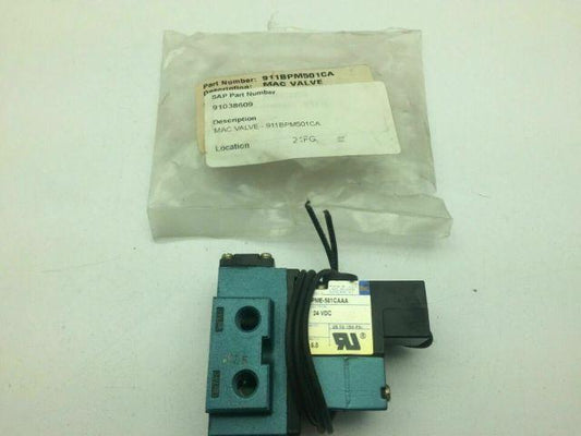 MAC 911B-PM-501CA Valve 25-150PSI 24VDC 1/8"NPT W/PME-501CAAA