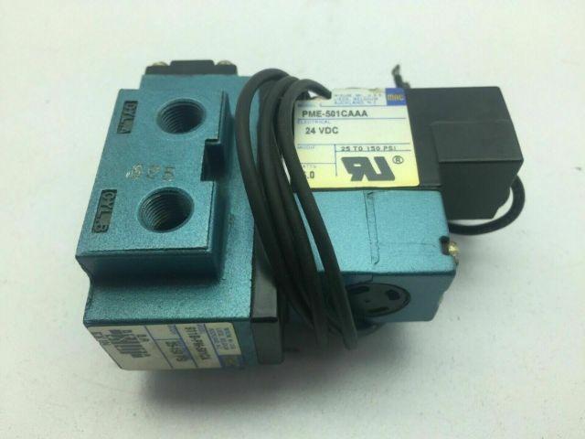 MAC 911B-PM-501CA Valve 25-150PSI 24VDC 1/8"NPT W/PME-501CAAA