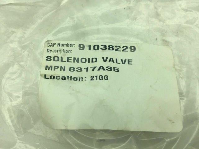 Asco Red Hat 8317A35 Solenoid Valve 110-120V Coil 1/4"NPT