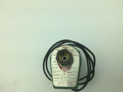 Asco Red Hat 8317A35 Solenoid Valve 110-120V Coil 1/4"NPT 1/2"NPT