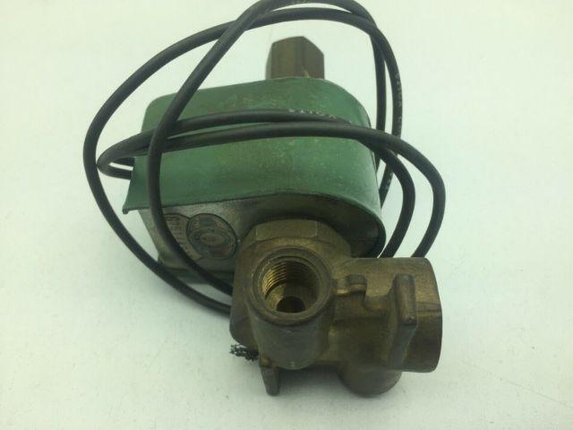 Asco Red Hat 8317A35 Solenoid Valve 110-120V Coil 1/4"NPT 1/2"NPT