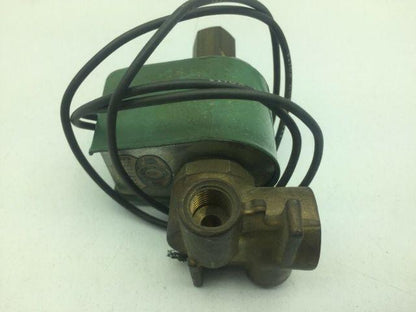 Asco Red Hat 8317A35 Solenoid Valve 110-120V Coil 1/4"NPT 1/2"NPT