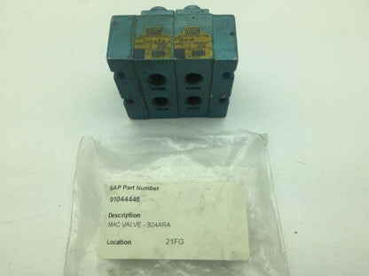 MAC 924A-RA Valve Block 25-150PSI 3/8"NPT 1/4"NPT 1/8"NPT