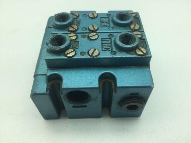 MAC 924A-RA Valve Block 25-150PSI 3/8"NPT 1/4"NPT 1/8"NPT