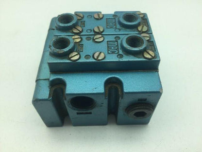 MAC 924A-RA Valve Block 25-150PSI 3/8"NPT 1/4"NPT 1/8"NPT