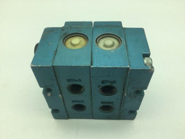 MAC 924A-RA Valve Block 25-150PSI 3/8"NPT 1/4"NPT 1/8"NPT