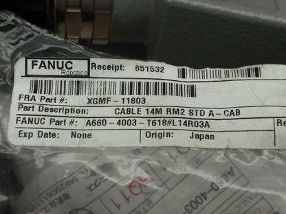 Fanuc A660-4003-T618/L14R03A Cable 14M RM2 STD A-CAB