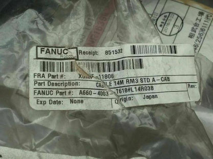 Fanuc A660-4003-T618/L14R03B Cable 14M RM2 STD A-CAB
