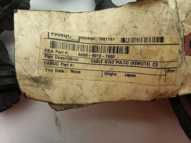 Fanuc A660-8012-T600 Cable  K153 PULCO REMOTE CE
