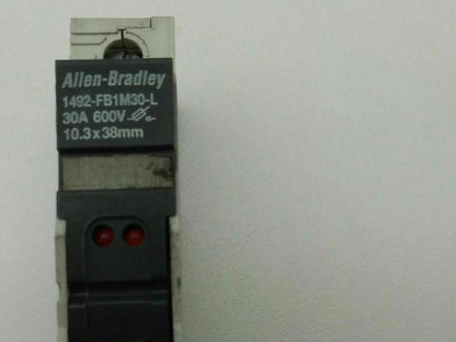 Allen Bradley 1492-FB1M30-L Fuse Holder Din Rail Mount Lot of 13