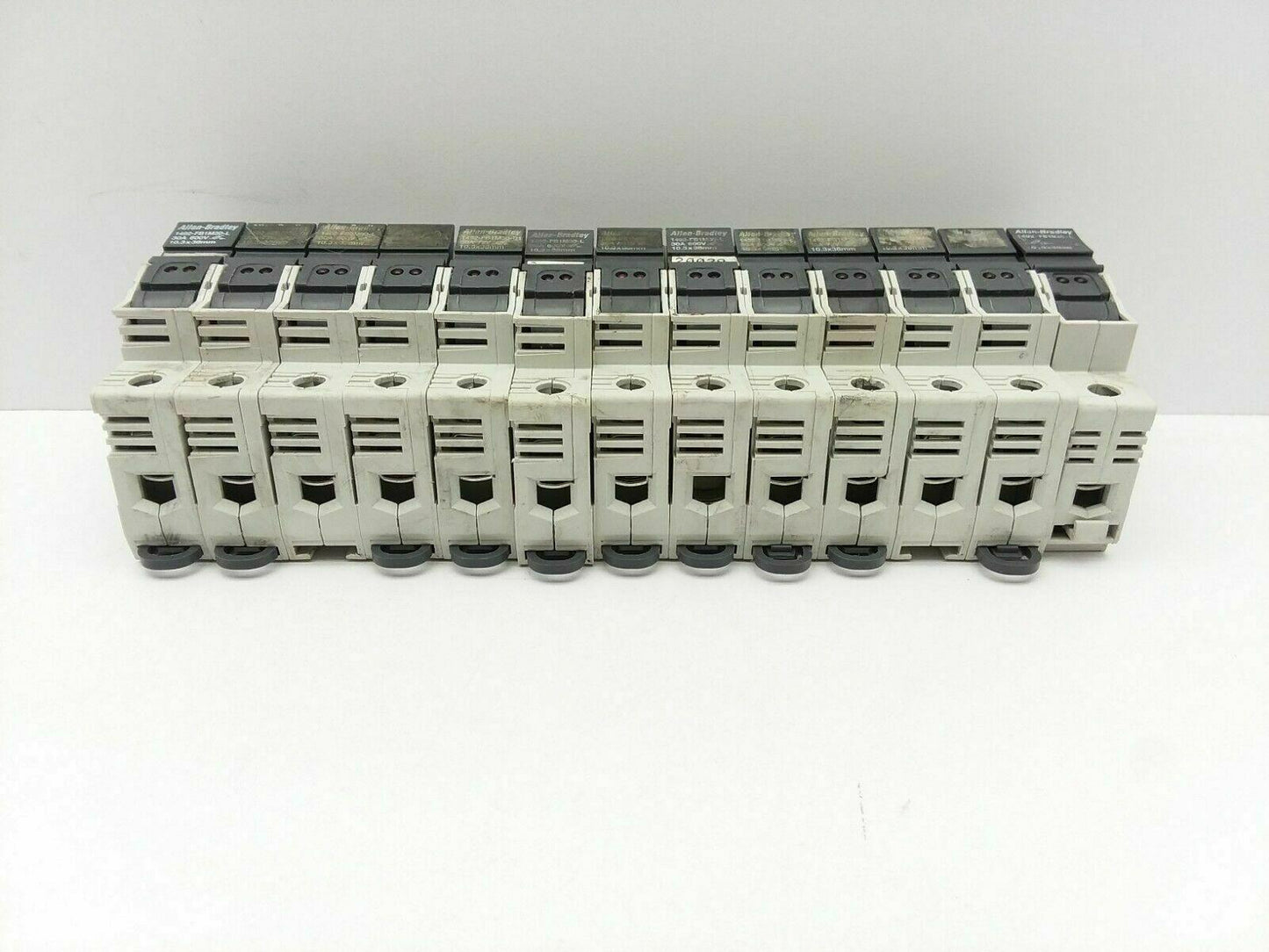 Allen Bradley 1492-FB1M30-L Fuse Holder Din Rail Mount Lot of 13