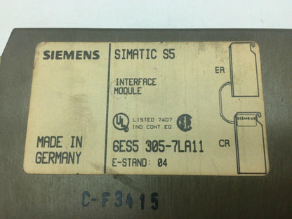 Siemens 6ES5 305-7LA11 Simatic S5 Interface Module