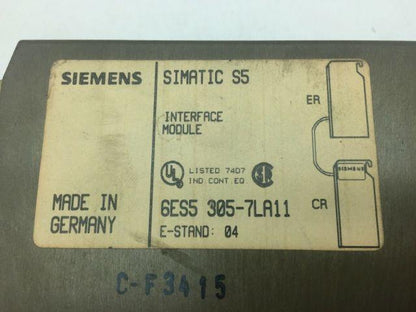 Siemens 6ES5 305-7LA11 Simatic S5 Interface Module