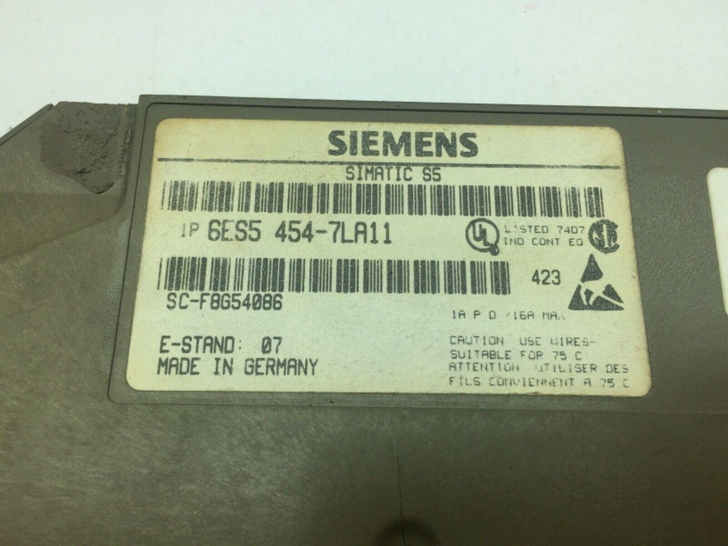 Siemens 6ES5 454-7LA11 Simatic S5 Digital Output 24VDC 2A