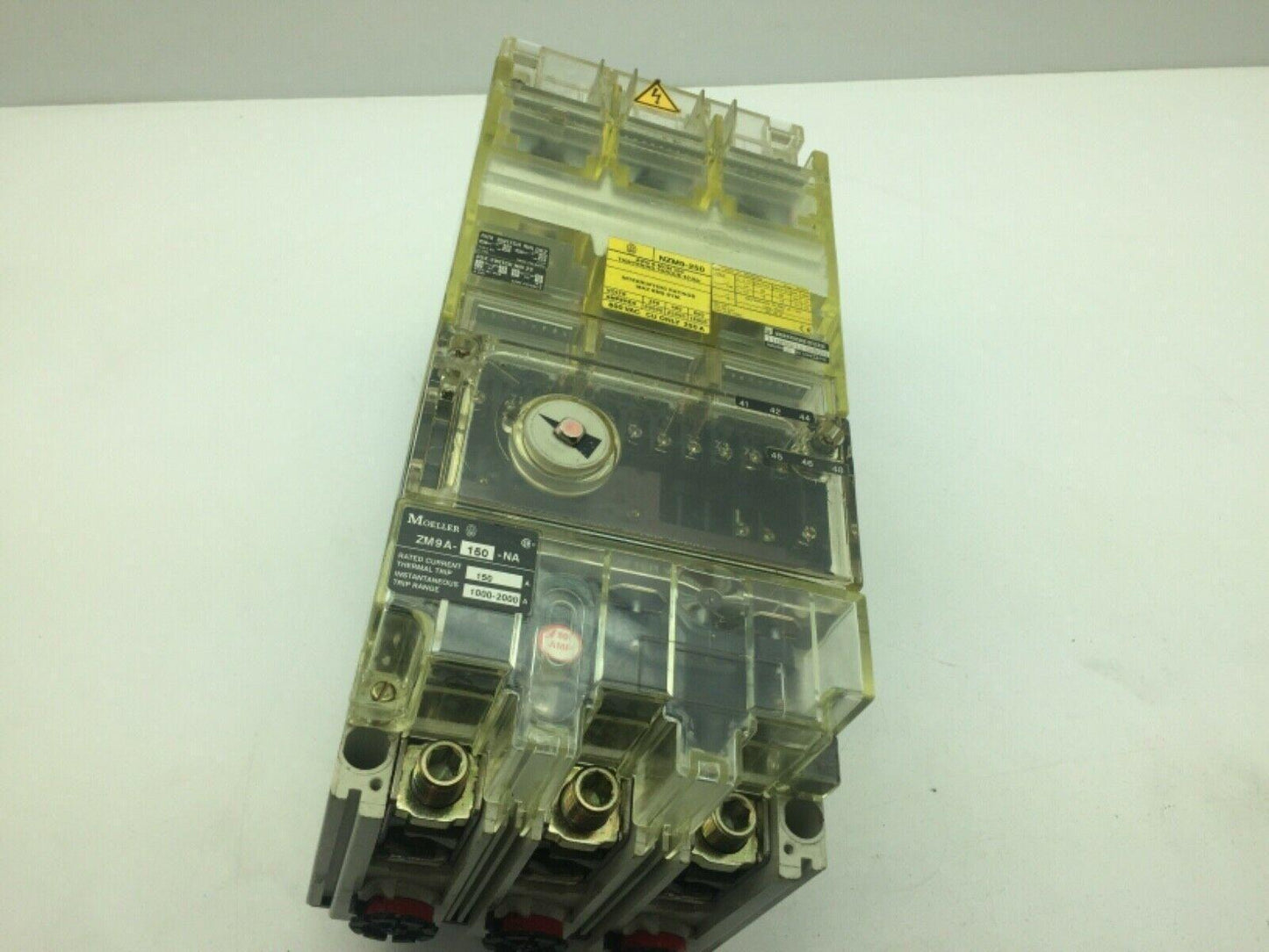Moeller NZM9-250 Circuit Breaker 600A 250A W/ZM9A-150-NA Thermal Trip 150A 3Pole