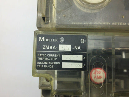 Moeller NZM9-250 Circuit Breaker 600VAC 250A 3Pole W/Thermal Trip